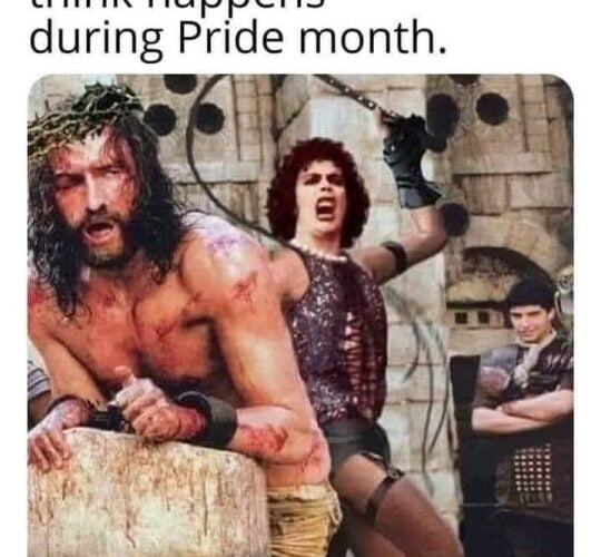 What Christians think Happens during Pride Month.